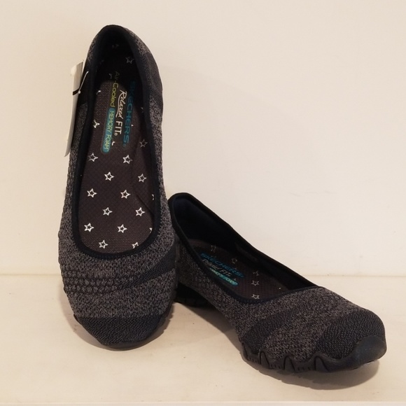 skechers navy ballet flats